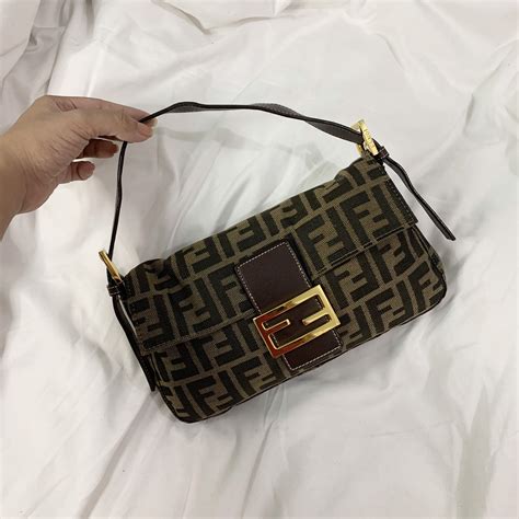 fendi mini baguette zucca|Fendi baguette bag price.